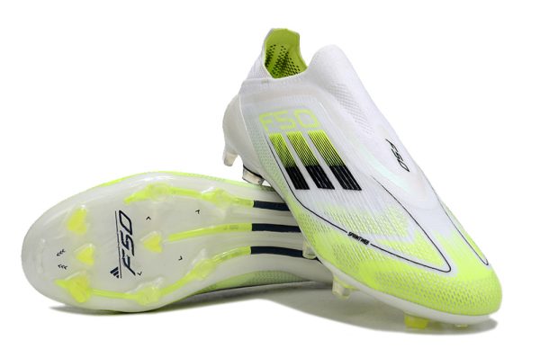 Adidas F50 FG Fotballsko - Hvit Grønn