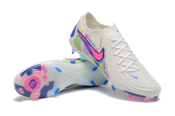 Nike Phantom Luna Elite FG Fotballsko hvit rosa
